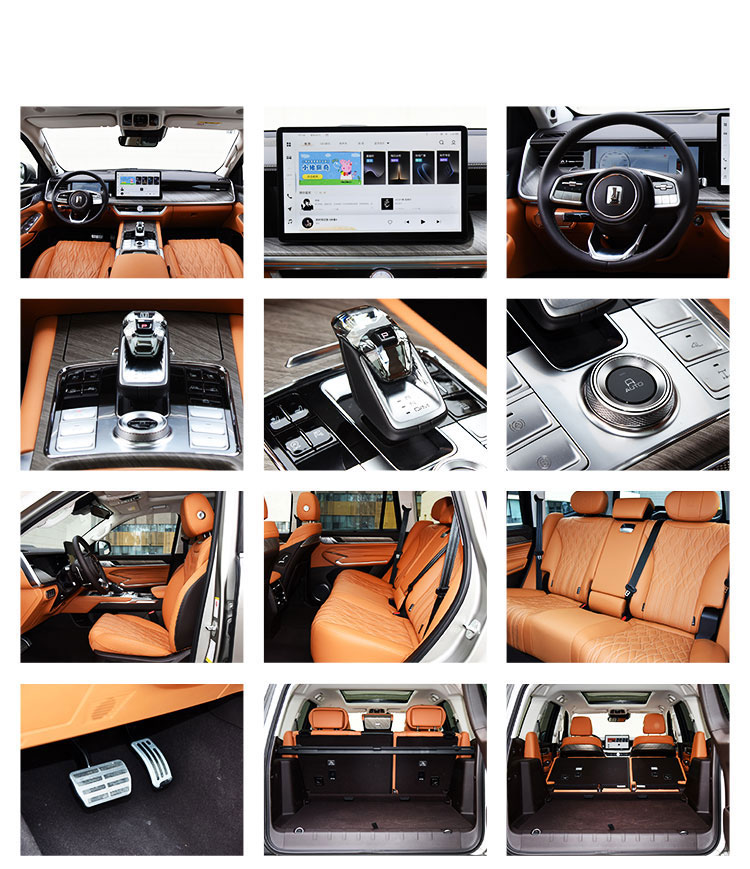 2023 Great Wall 3.0T Tank 500 Sports Version 5 Seats Hybrid Vehicle with Metal Roof Rack