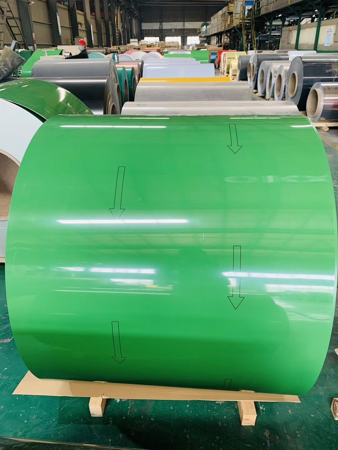 1050 1100 3003 Color Coated Aluminum Coil with PE Paints