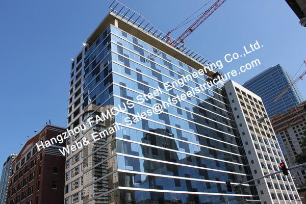 Photovoltaic Cells Ventilated Façade Curtain Wall Single Glass Polycrystalline