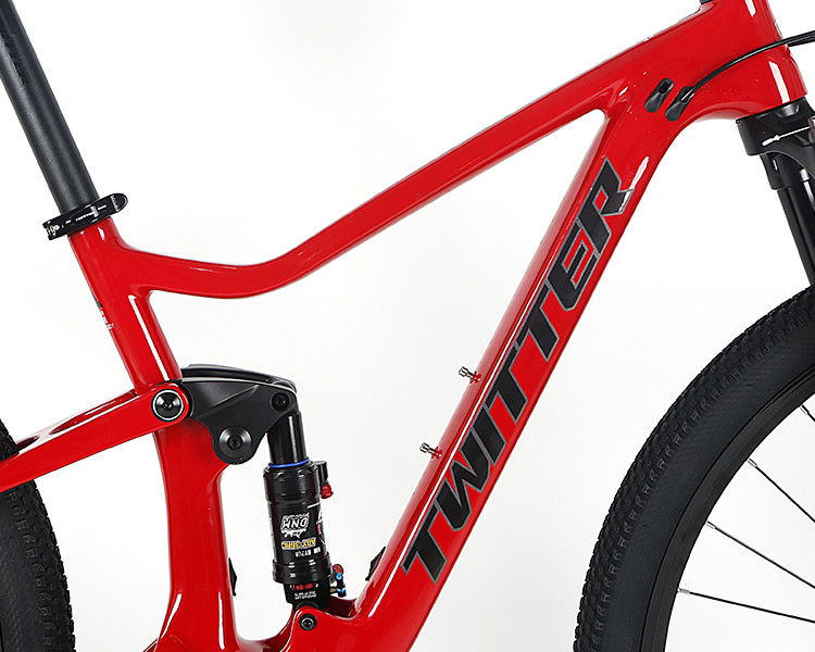 T1000 Carbon Fiber Full Suspension Mountain Bike Customized Logo