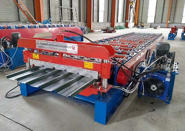 Automatic high quality used color steel sheet metal roll forming machine