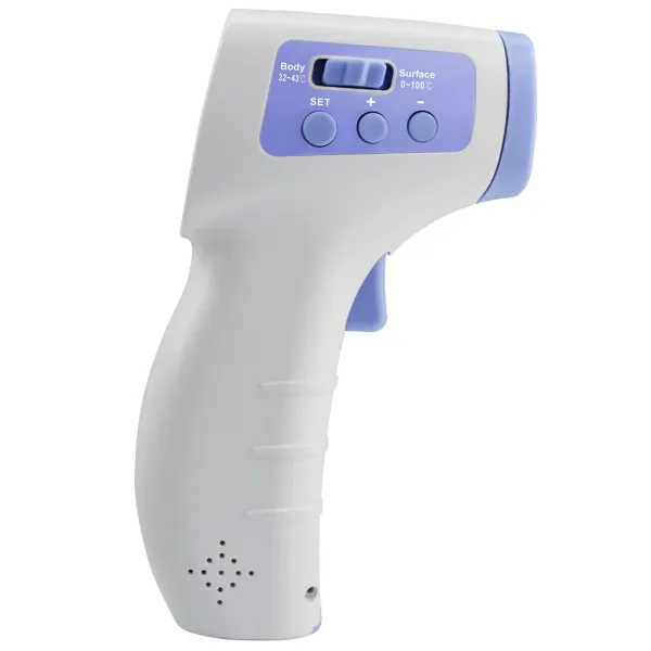 WT3652 Non Contact Infrared Forehead Thermometer with 3 Color Backlight Fever Reminder
