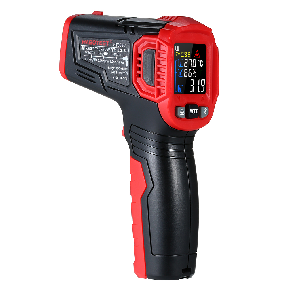 Cooking ABS Plastic Non Contact Infrared Thermometer Gun