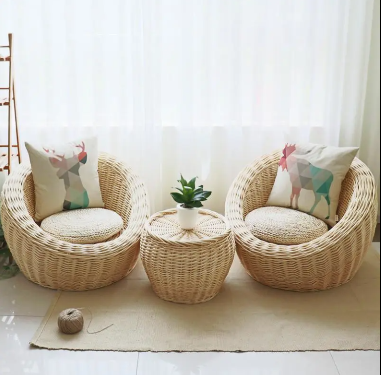 Environmentally Friendly Rattan Sofa Set Customized Outdoor Patio Couch
