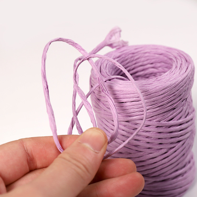Iron Wired 2mm Paper Rope Eco DIY Twisted Paper Cord Biodegradable