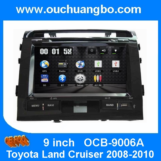 Ouchuangbo Car DVD Radio Player for Toyota Land Cruiser 2008-2010 GPS Navigation USB RDS iPod OCB-9006A