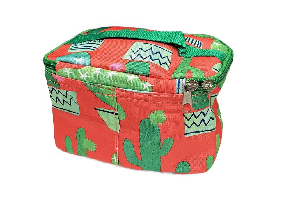 Pretty Eco Friendly Toiletry Bag Custom Printed Trendy Recycled Portable Lightweight