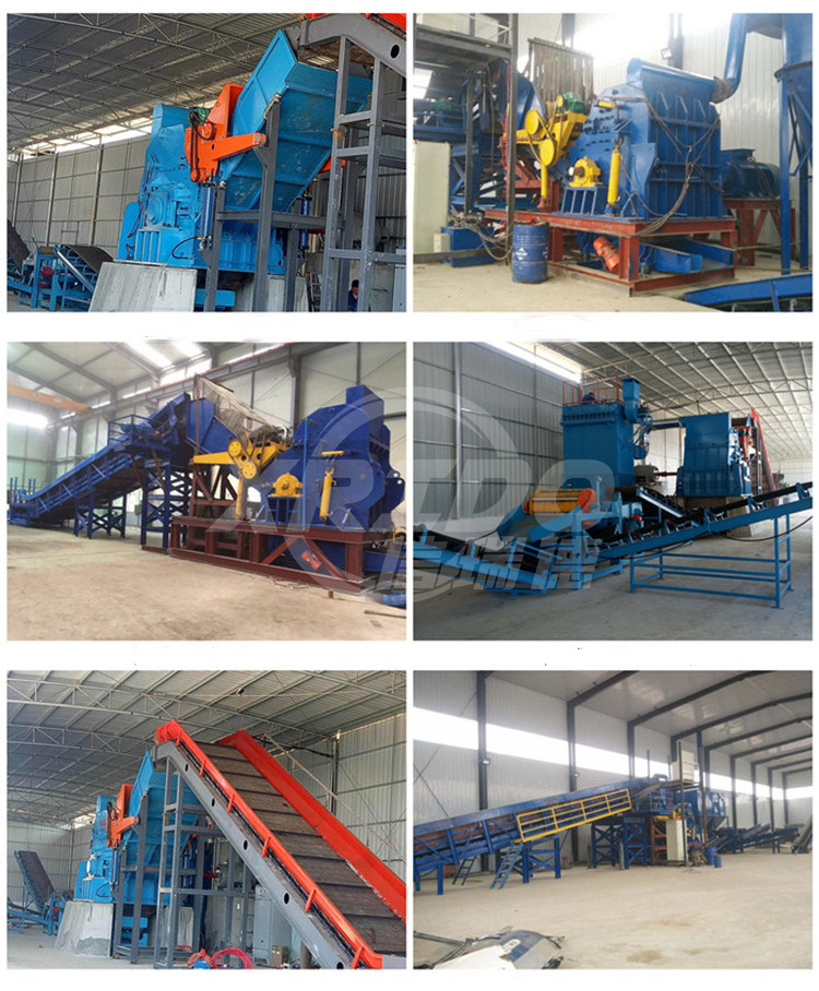 1T/H-5T/H Industrial Metal Crusher Aluminum Motor Stator Scrap Recycling Machine