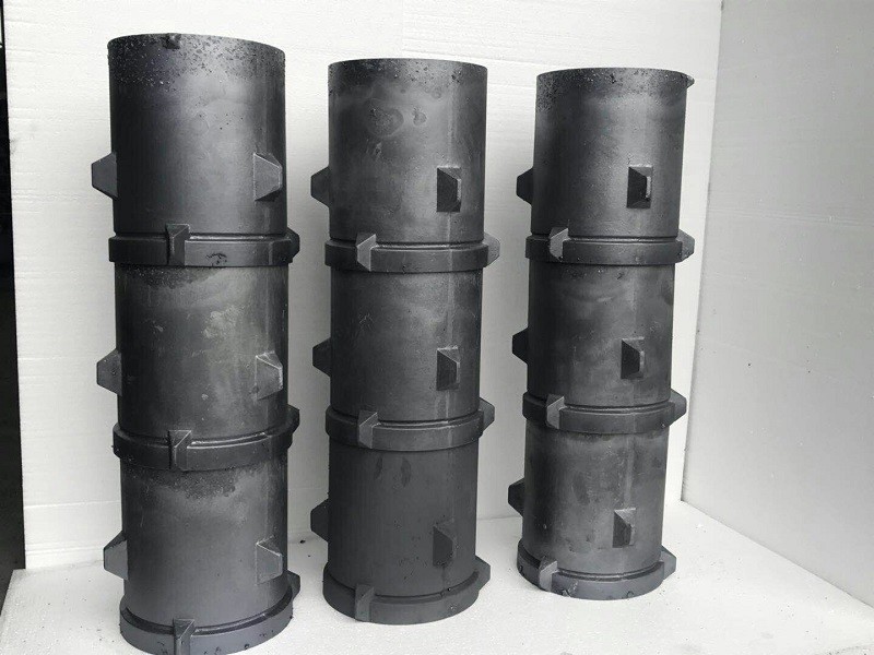 ISO9001 Silicon Carbide Pipe / Sleeve / Tube Good Thermal Conductivity