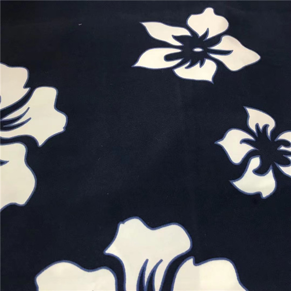Printed 100 Polyester Microfiber Fabric For Clothing 75DX150D 115gsm 150cm