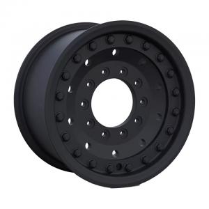 China 20 Inch F550 1 Piece Wheel Rims Matte Black Heavy Duty Truck Special Vehicle on sale