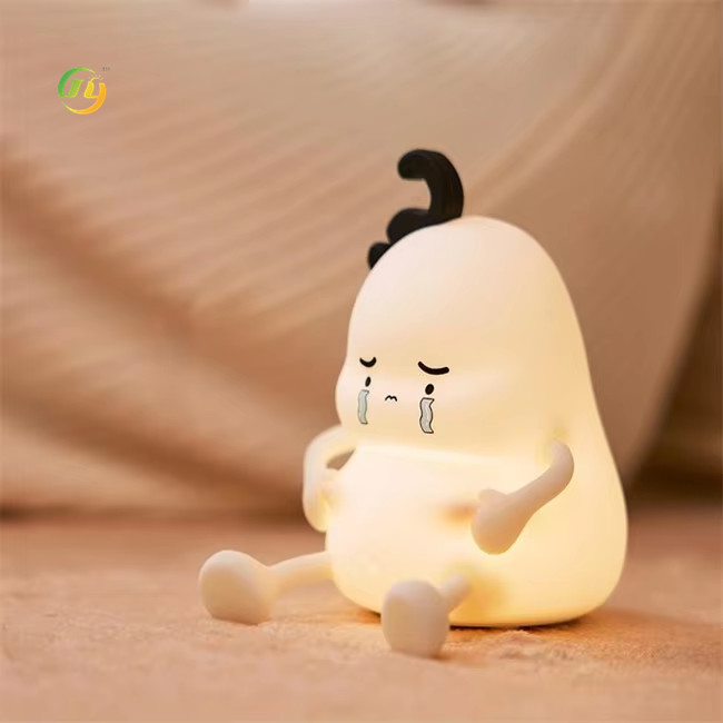 Modern Mini LED Night Table Light Pearl Shape Baby Night Light for Bedroom Home Decor