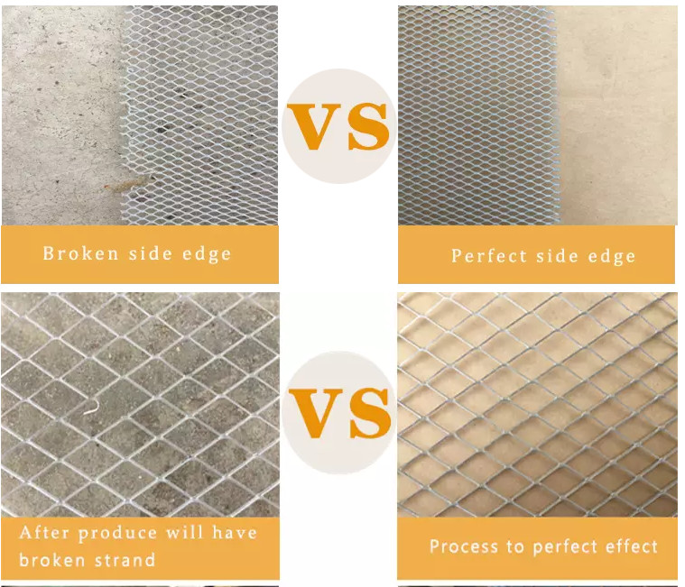 Square Diamond Expanded Wire Mesh Roll For Trailer / Zoo Animal Cages