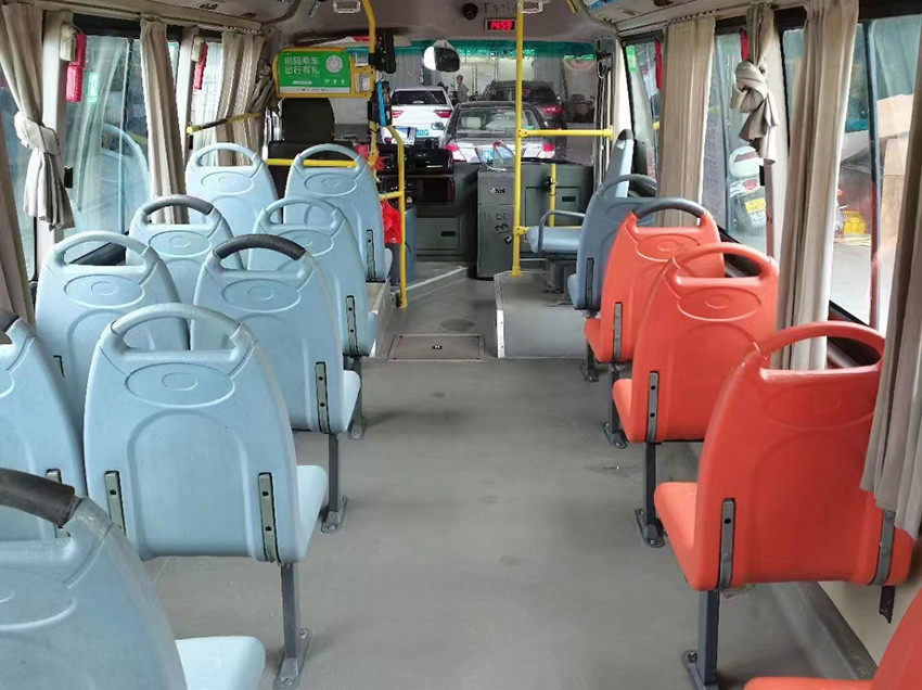44 Seats 25 Seats Used Coaster Bus 150kw Automatic LHD Electric Bus