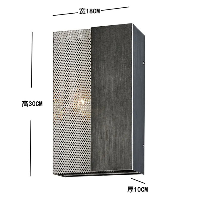 Brushed Nickel Finish Steps Staircase Wall Lamp Simple Modern Wall Lamp