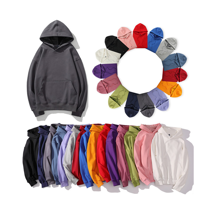 Custom Modest Felpe Con Cappuccio 95% Cotton Bluzy Blank Vintage Oversize Sweatshirt Knit Premium Hoodies