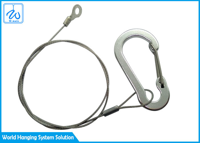 1x19 Stainless Steel Wire Rope Sling 6mm Cable Mount Free Hanging