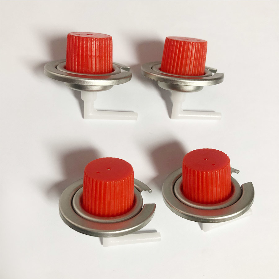 High Safety Cassette Butane Gas Valve For Portable Grills Cooking