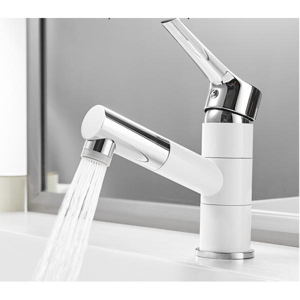 360 Rotating ODM Pull Out Brass Faucet