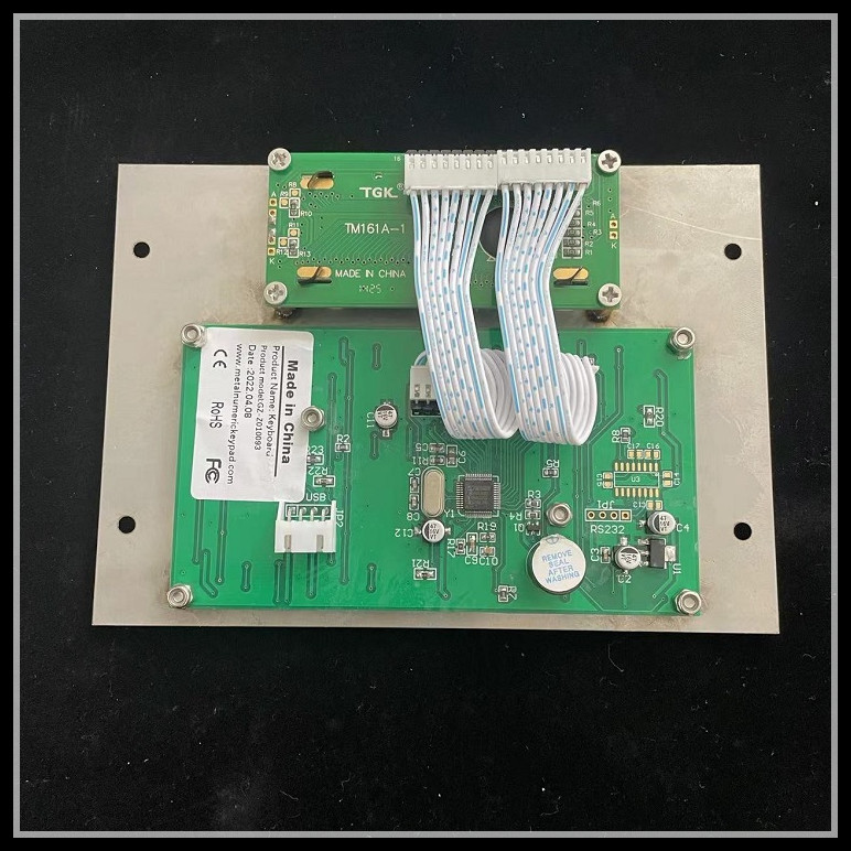 304 Grade USB PS2 R232 Stainless Steel Keypad Digital Illuminated LED Display