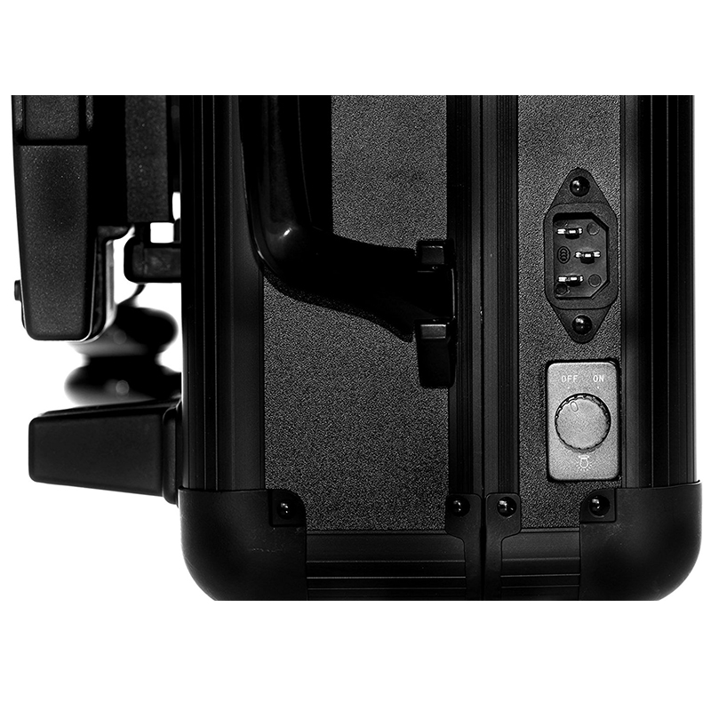 Customized Small Makeup Case With Mirror And Lights , Mini Studio Makeup Case