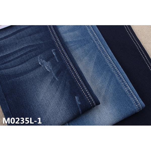 339gsm Women Jeans 65 Cotton 33 Polyester 2 Spandex Stain Denim Fabric Rolls