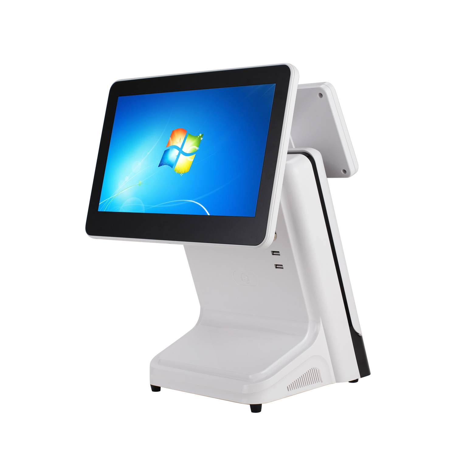 Small Retail Store Fast Food Cafe Payment Kiosk with 15.6'' Display and 4/8/16GB SSD