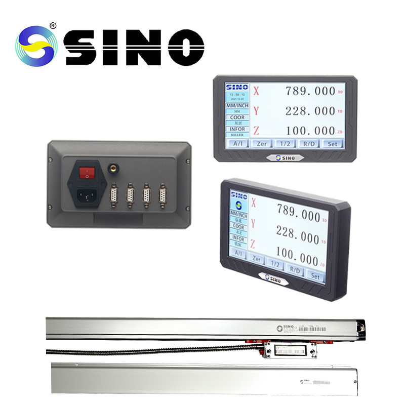Mini Three Axis DRO Digital Readout And Linear Scale For Lathe Grinder