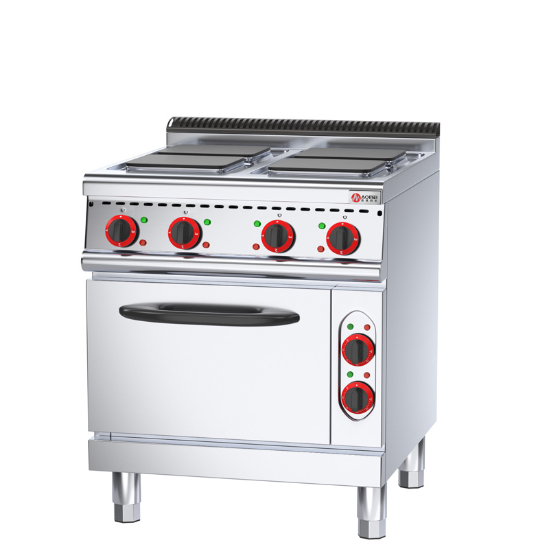 Multifunction Square 4 Hot Plate Range With Electric Oven for Eco-friendly Kitchen