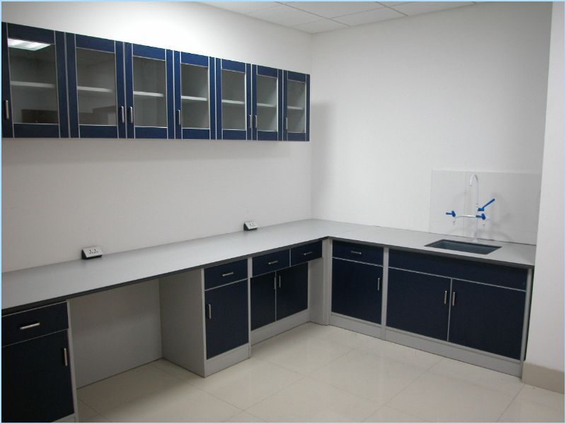 C- Frame Structure Chemical Lab Furniture Workstation For Experiment / Research