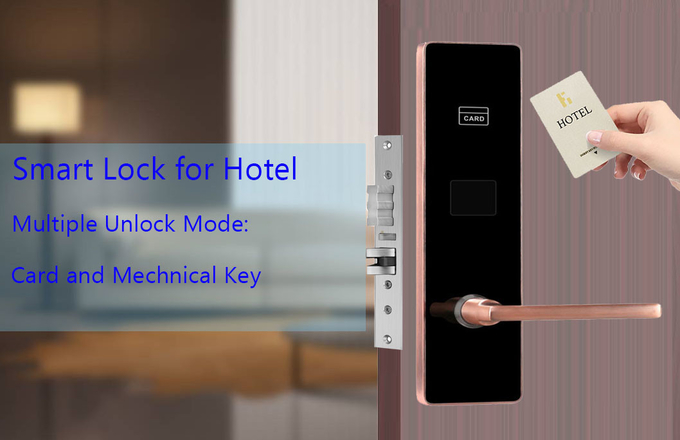 Digital Hotel Smart Management System Key Card Door Locks Room Electric Door Lock