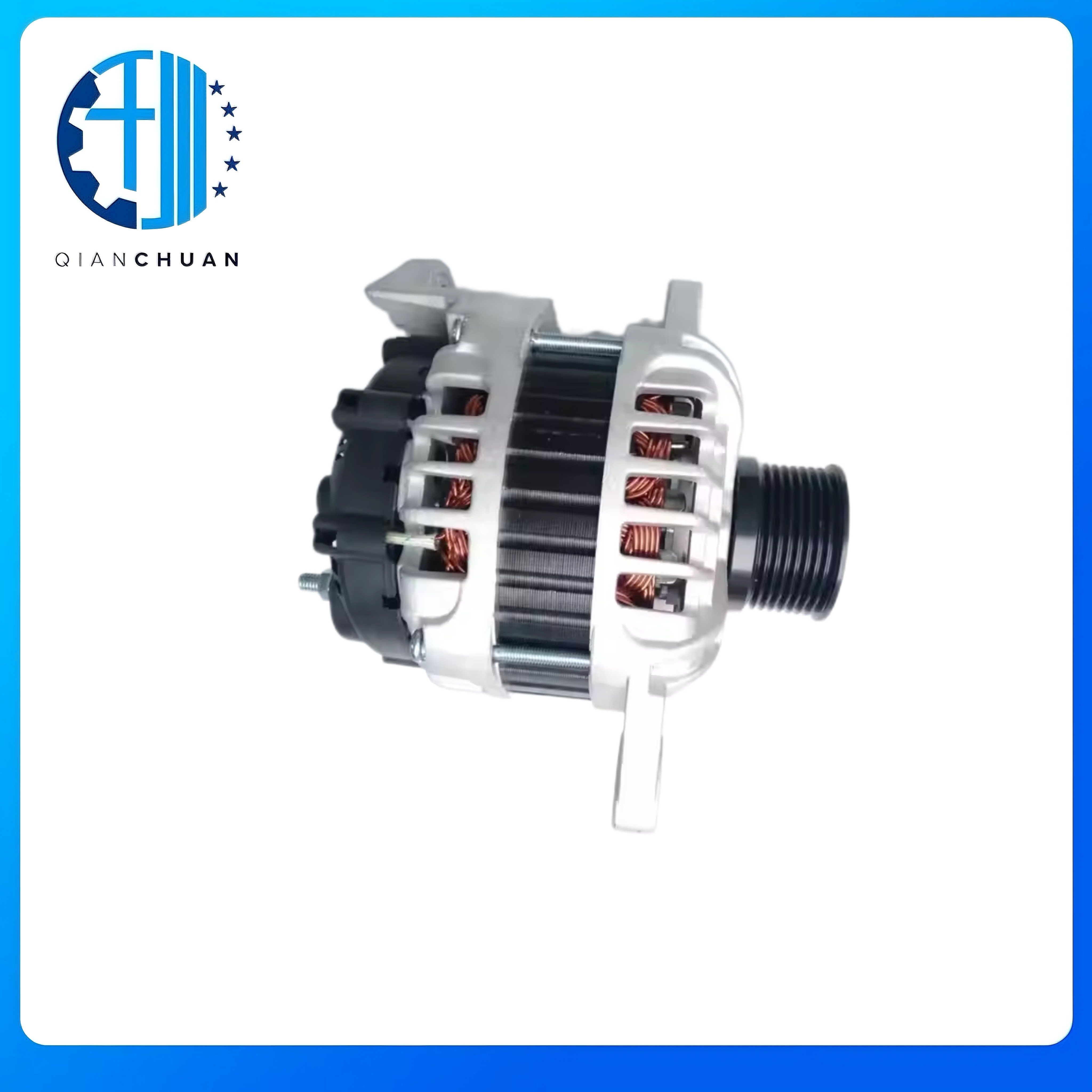 Alternator 21Q6-42501 90A 24V for Hyundai R520LC-9S Excavator Spare Parts for Machinery Construction