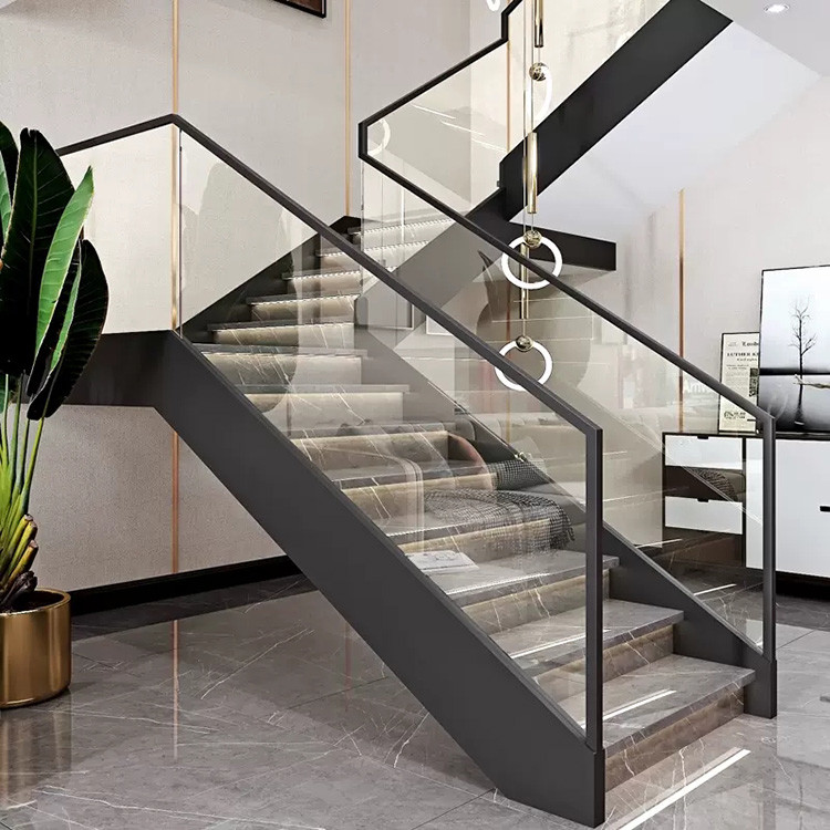 Curved Glass Balustrade Glass Staircase Balustrade Internal Landing Voids