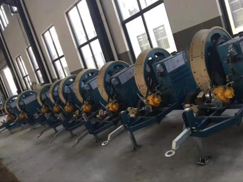 7.5kn Overhead Transmission Line Cable Stringing Equipment Hydraulic Cable Tensioner