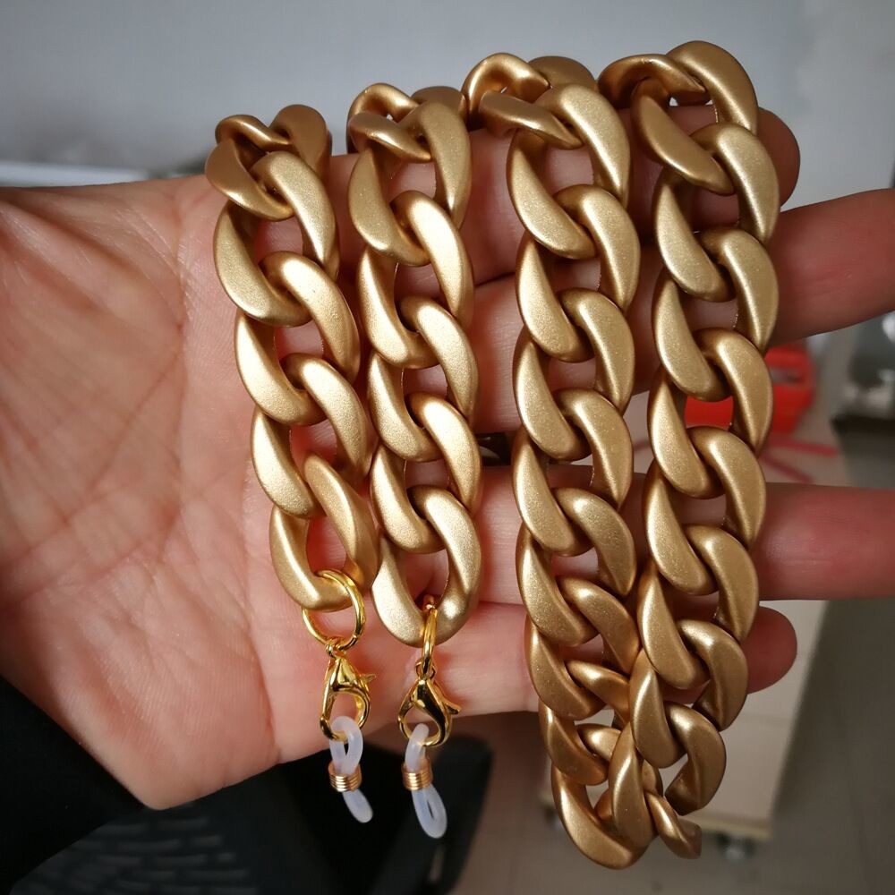 Wholesale good quality colorful Eyeglasses chain and Face shield chains for adult