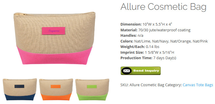 Professional Cosmetic Bag Canvas Zipper Pouch Wholesale, Private Label Makeup Bag, Canvas Bag with Zipper bagplastics