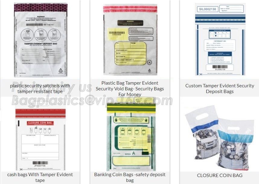 Security plastic bag with adhesive tape for cash, plastic money bag, Security Money Cash Bag For Airport/Bank and police