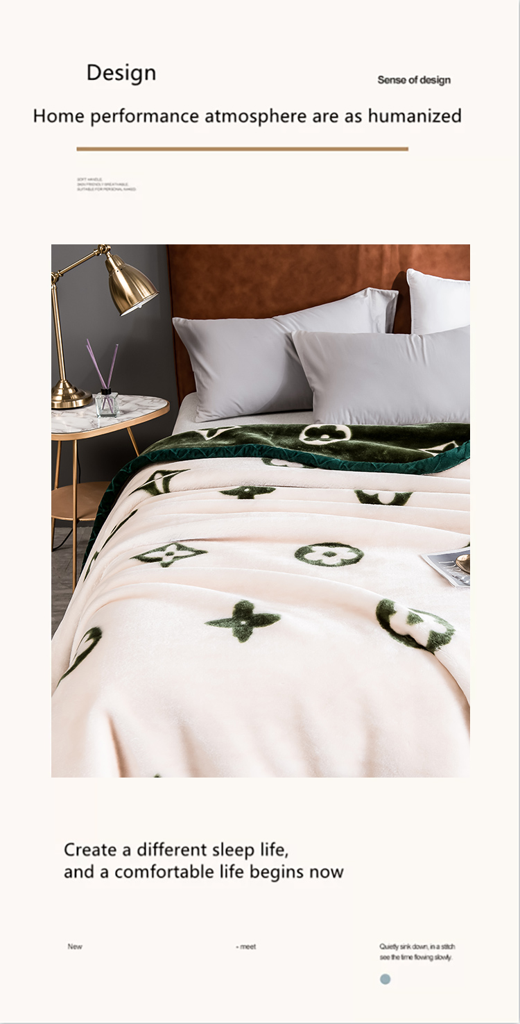 Multifunctional Popular Sublimation Blanket for Winter Luxury Bed Printed Home Blanket