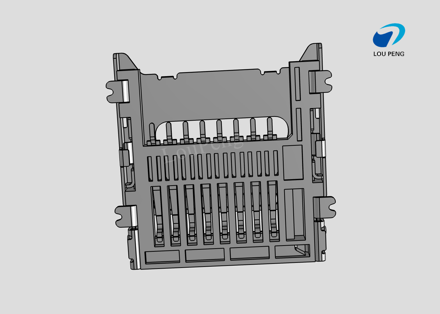 SD Card Connectors, Secure Digital Compatible Card, 8 Position, Surface Mount, Right Angle