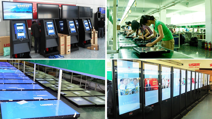 High quality 43 " network advertising player, full HD media player
