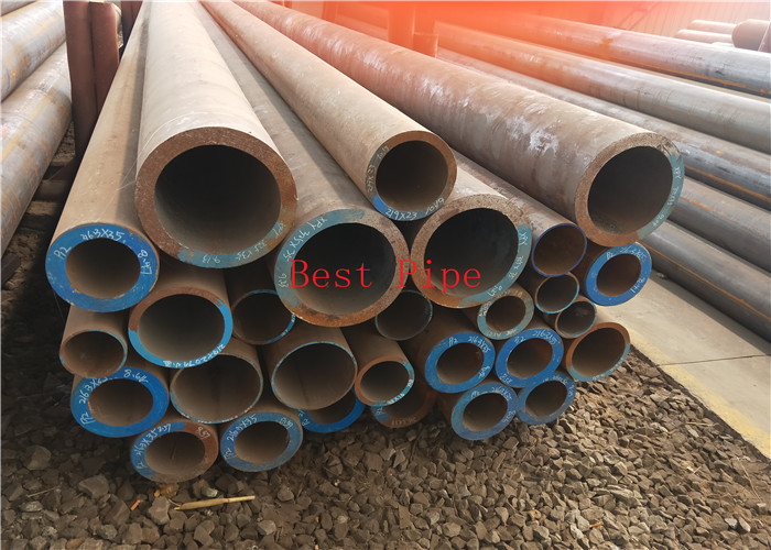 Black Painted Surface Chromoly Steel Tubing , Industrial Steel Pipe 10CrMo5-5/1.7738