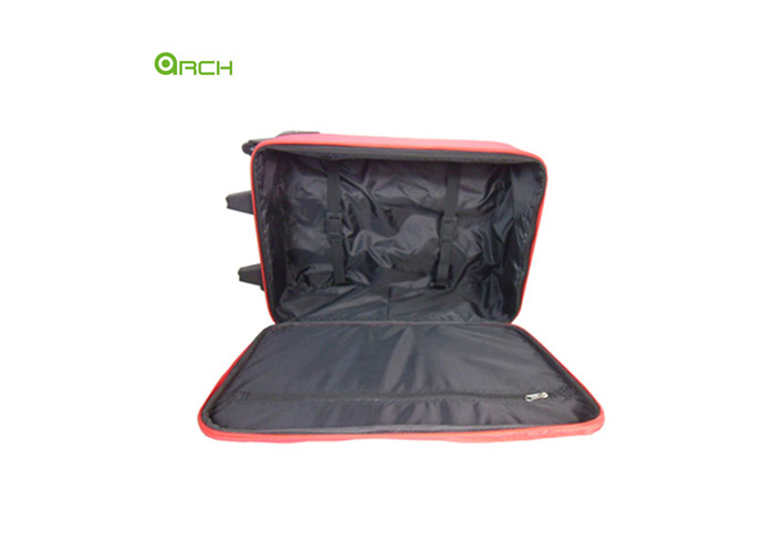 600D Economic Simple Polyester Soft Sided Luggage with One Front Pocket
