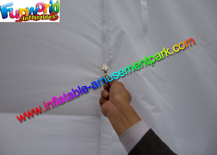 White Lightweight Commercial Air Inflatable Tent / Advertising Event Marquee