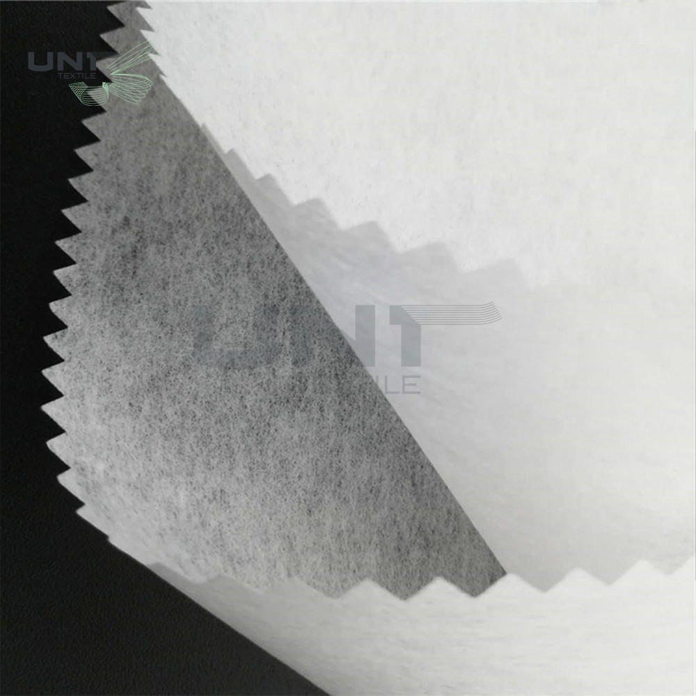 High Elastic Non Woven Fabric 100% PU Fusible Interlining Rolls For Disposable Gloves Furniture