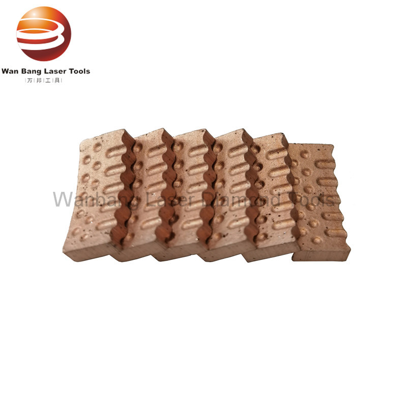 Wave Edge Diamond Core Drill Segment For High Frequency Welding And Retipping