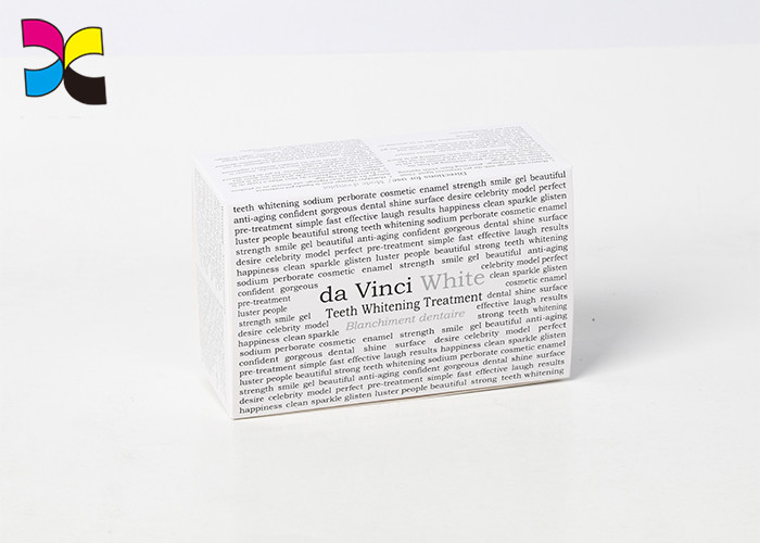 Skin Care Printed Cardboard Boxes Coated Glossy Art Paper Full Color Printing