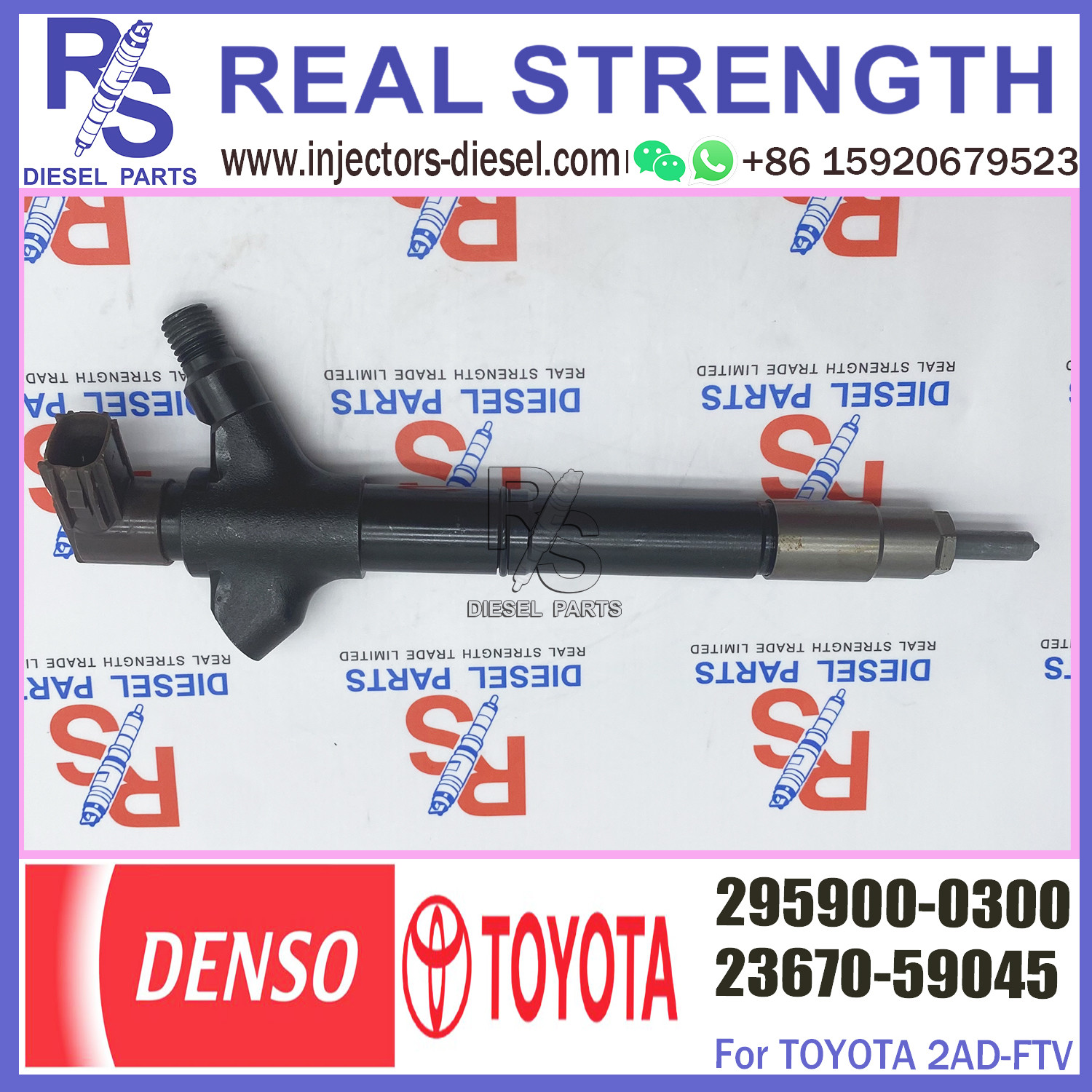 Injector 295900-0480 23670-51060 295900-0220 295900-0300 23670-59045 for FOR TOYOTA 2367051060 2367059045