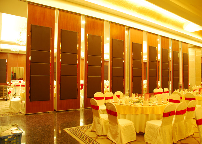 Folding Function Room Dividers Office Partition Walls MDF Leather