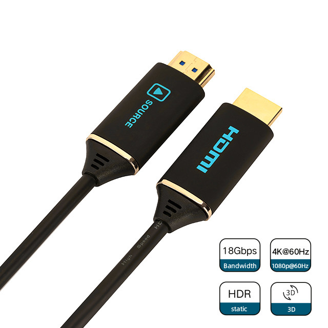 4K 60Hz Aoc Optical HDMI Cable 30m Fiber Optic 4K HDMI Cable