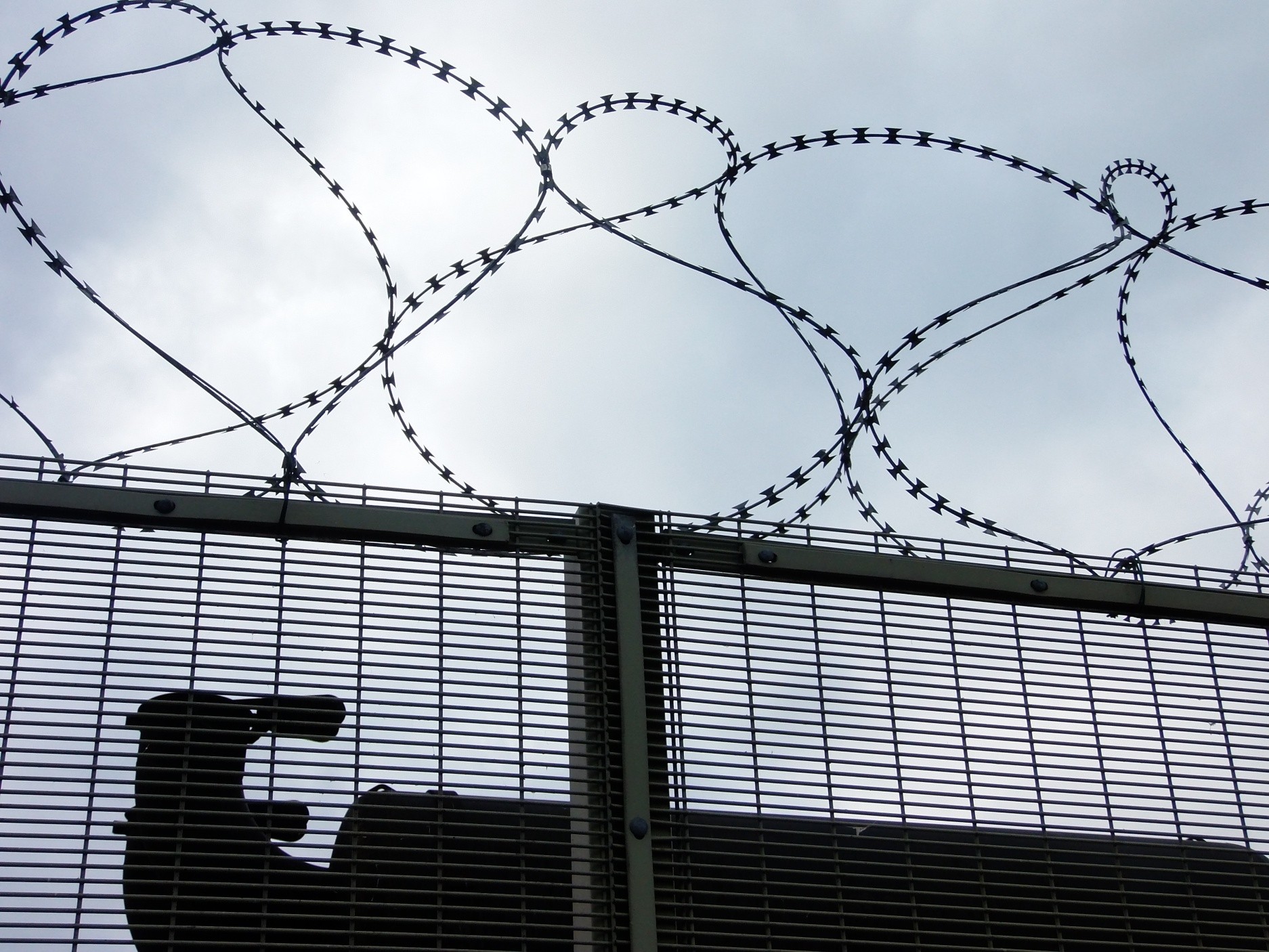 358 anti-climb fence, Prison Fence, 358 Mesh Panels, High security 358 fence